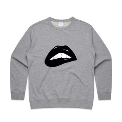 Lip Biter - Womens Premium Crew Thumbnail