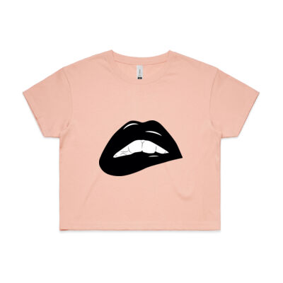 Lip Biter - Womens Crop Tee Thumbnail