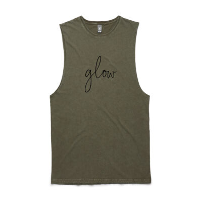 Glow - Unisex Stone Wash Barnard Tank Thumbnail