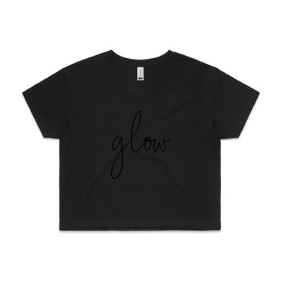 Glow - Womens Crop Tee Thumbnail